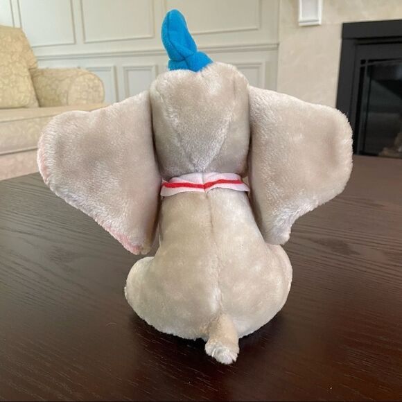 Disneyland Walt Disney World Vintage Dumbo Stuffed Elephant Plush Toy with hat - Picture 4 of 5